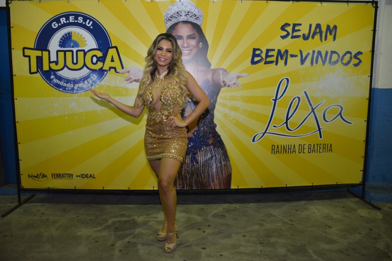 Lexa é apresentada na Unidos da Tijuca (Foto: Rodrigo Mesquita/ Divulgação)