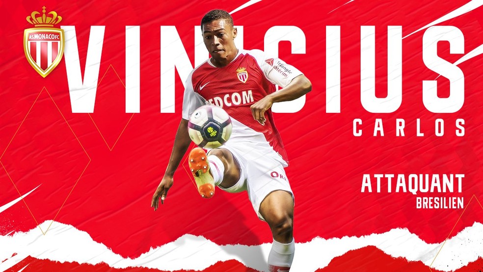 Monaco Anuncia Carlos Vinicius Atacante Brasileiro Que Pertence Ao Napoli Futebol Frances Ge