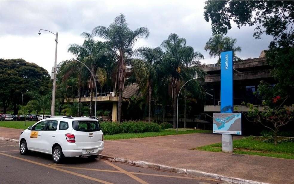 Fachada da reitoria da Universidade de Brasília (UnB) — Foto: Mateus Rodrigues/G1