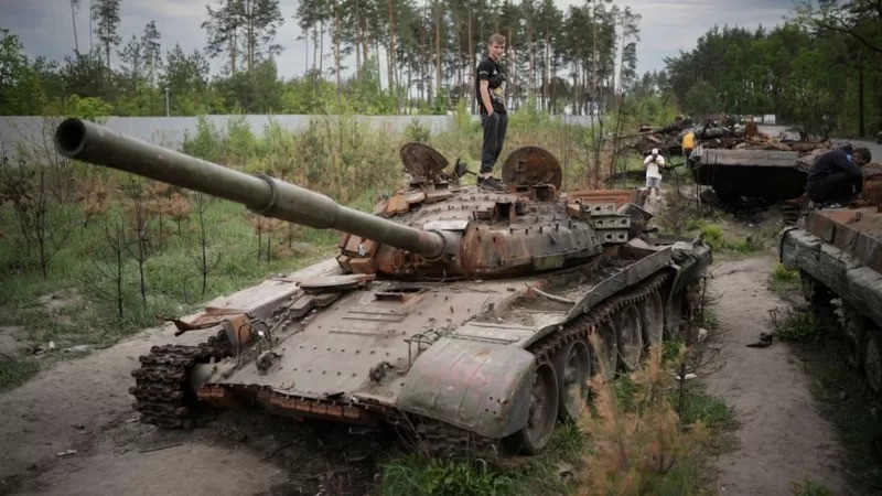 Estima-se que Rússia tenha perdido 700 tanques neste ano (Foto: Getty Images via BBC News)