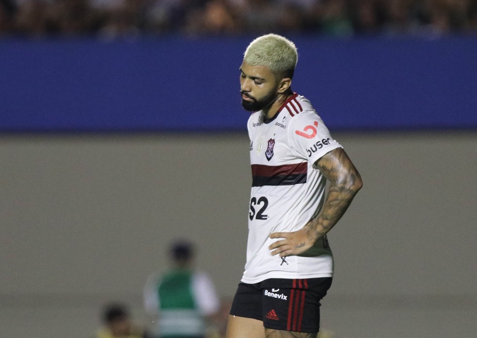 Flamengo sofreu o empate do Goiás nos acréscimos  — Foto: HEBER GOMES/AGIF/ESTADÃO CONTEÚDO