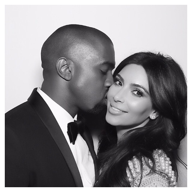 Kim Kardashian e Kanye West (Foto: Reprodução/Instagram)