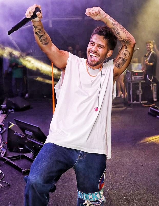 Zé Felipe faz show em Angra dos Reis (Foto: Fred Pontes/Divulgação)