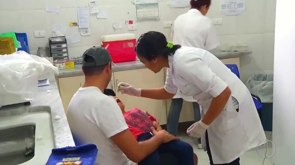 VacinaÃ§Ã£o contra o sarampo e a poliomielite segue atÃ© o dia 31 deste mÃªs (Foto: ReproduÃ§Ã£o/Inter TV)