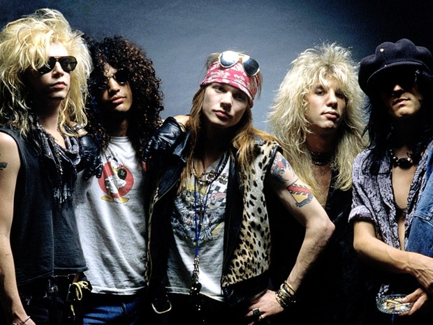 Duff McKagan, Slash, Axl Rose, Steven Adler and Izzy Stradlin: a formação clássica do Guns N' Roses (Foto: Divulgação)