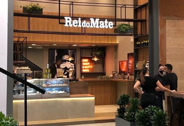 Loja do Rei do Mate no Shopping Blumenau, em Santa Catarina (Foto: Divulgação)