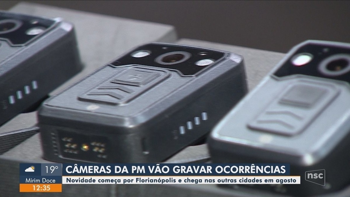 Pm Recebe Câmeras Individuais Para Fardas Dos Policiais Em Sc Santa Catarina G1 1649