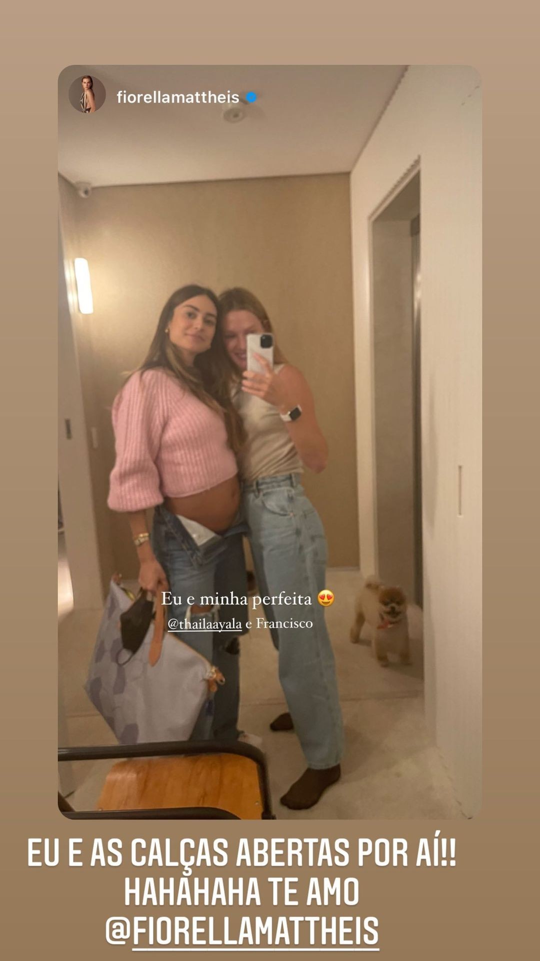 Thaila Ayala e Fiorella Mattheis (Foto: Reprodução/Instagram)