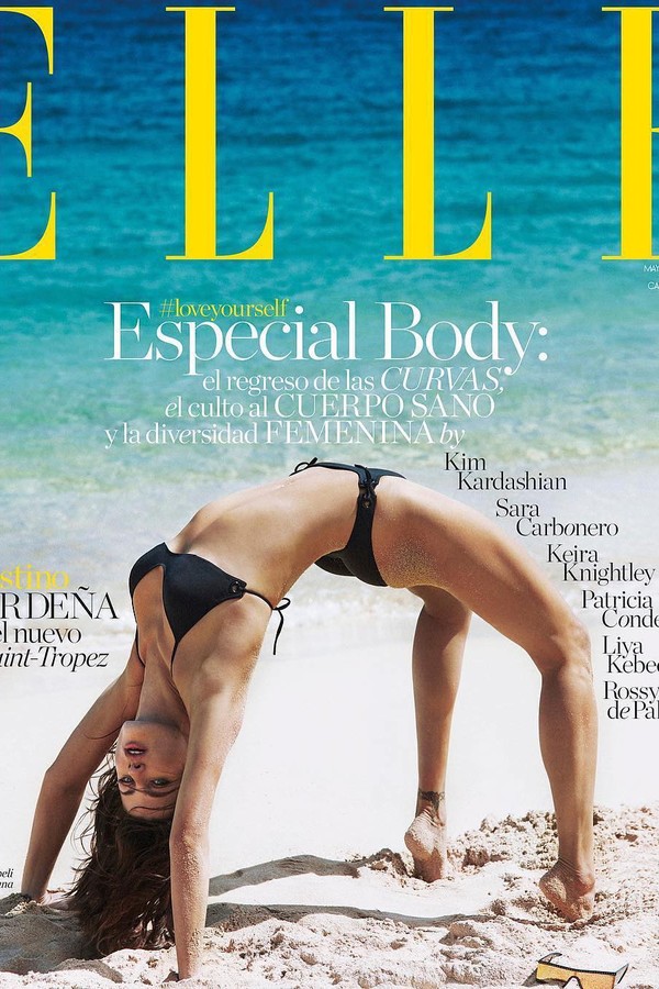 Capa da edição francesa da revista Elle em maio (Foto: reprodução)