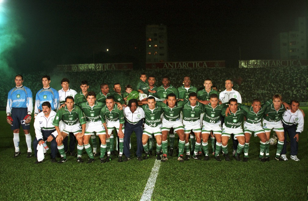 Palmeiras campeão da Libertadores de 1999 — Foto: Robson Fernandes / Estadão Conteúdo