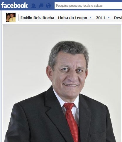 Ex-vereador Emídio Reis da Rocha (Foto: Reprodução/Facebook)