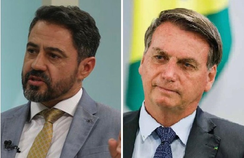 Montagem: Ex-secretário da Receita Federal, Julio Cesar Gomes, e o ex-presidente Jair Bolsonaro