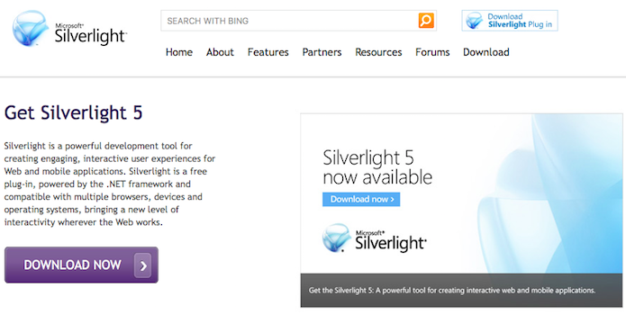 Baixando o Silverlight para Mac (Foto: Reprodução/Helito Bijora) 