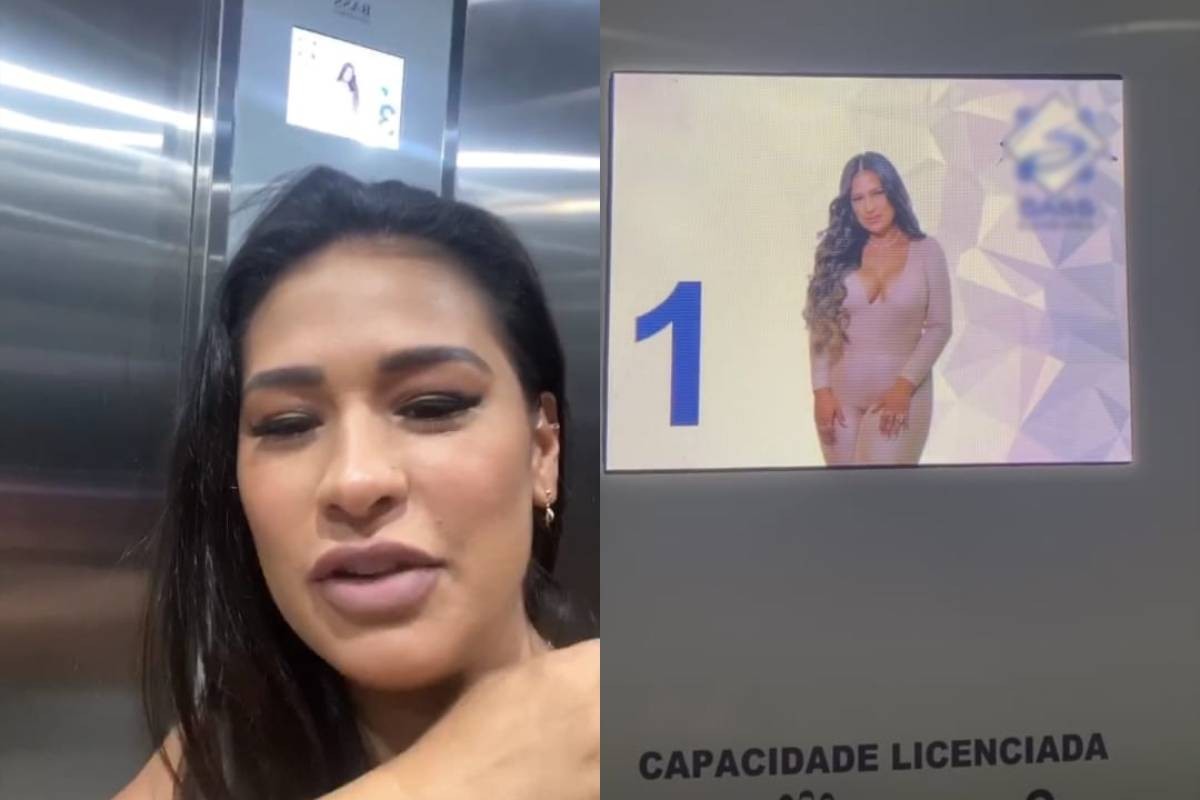 Simone mostra elevador personalizado com sua foto em mansão (Foto: Reprodução/Instagram)
