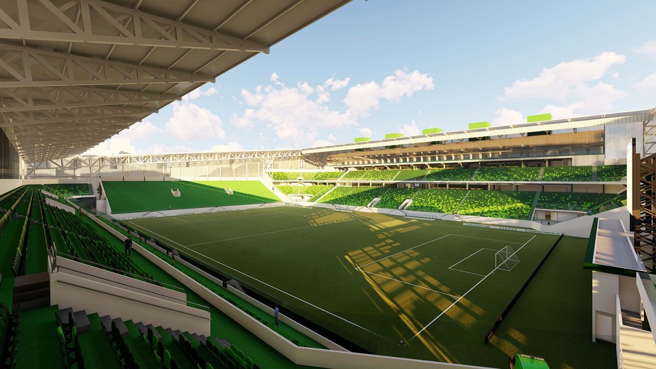 Arena da Serrinha: Goiás espera concluir estádio para 20 mil pessoas nos próximos três anos | goiás | ge