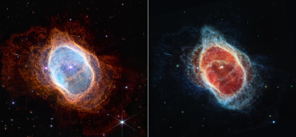 Nebulosa Planetária do Anel Sul. — Foto: NASA