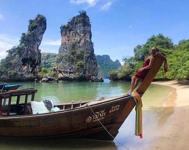 Mariana Ximenes na Tailândia (Foto: Reprodução / Instagram)