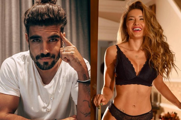 Caio Castro se derrete por Daiane de Paula em clique de lingerie (Foto: Reprodução/Instagram)