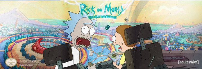 Jogo para Instagram é baseado no universo de Rick and Morty (Foto: Divulgação/Instagram)