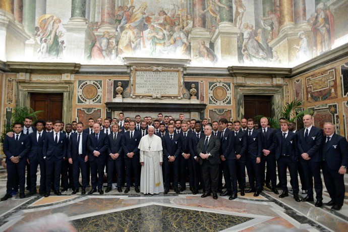 Papa Francisco Juventus x Lazio