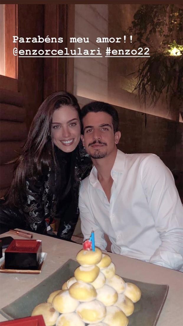 Victoria Grendene e Enzo Celulari (Foto: Reprodução / Instagram) Victoria Grendene e Enzo Celulari (Foto: Reprodução / Instagram)