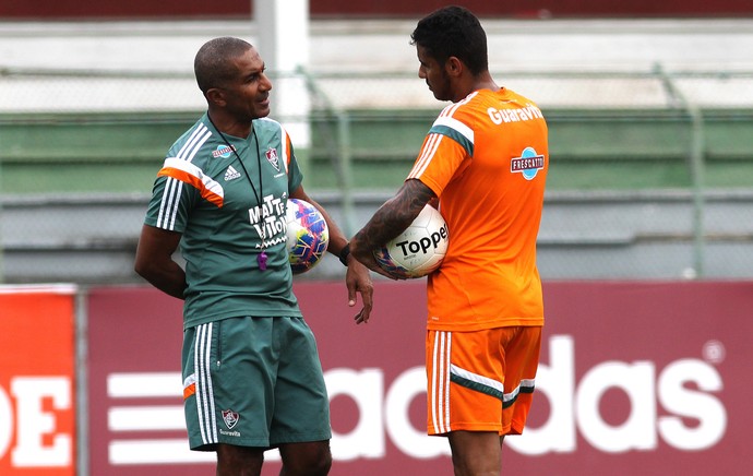 Cristóvão Borges e Michael, Fluminense (Foto: Nelson Perez / Flickr do Fluminense)