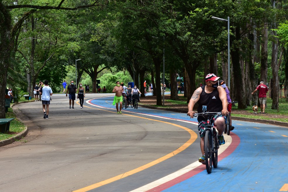 Movimentação no Parque do Ibirapuera (Arquivo).  — Foto: Roberto Casimiro/Estadão Conteúdo