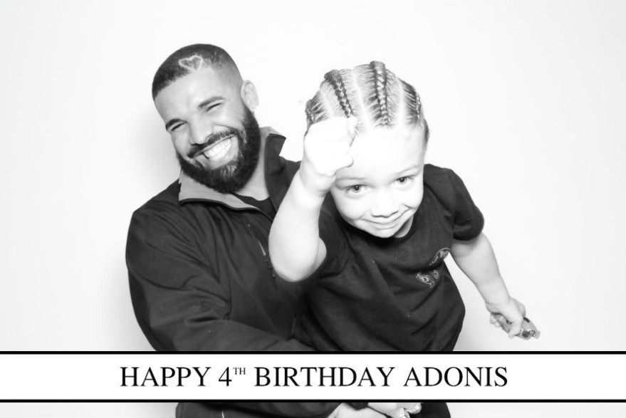 Drake celebra aniversário de 4 anos do filho, Adonis (Foto: Reprodução/Instagram)