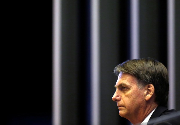 Jair Bolsonaro, presidente eleito na Câmara (Foto: Reuters/Adriano Machado)