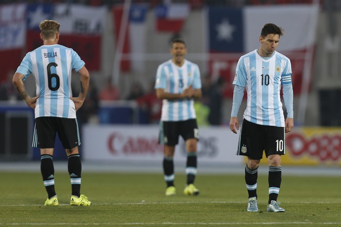 Messi e Biglia, Copa América (Foto: Agência AP)