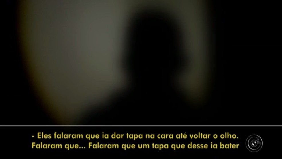 Adolescente abordado por PMs relatou ameaças em Cerquilho (Foto: Reprodução/TV TEM)