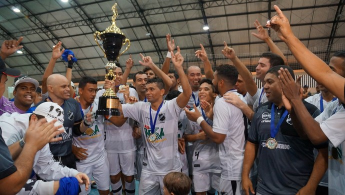 ABC campeão futsal (Foto: Augusto Gomes/GloboEsporte.com)