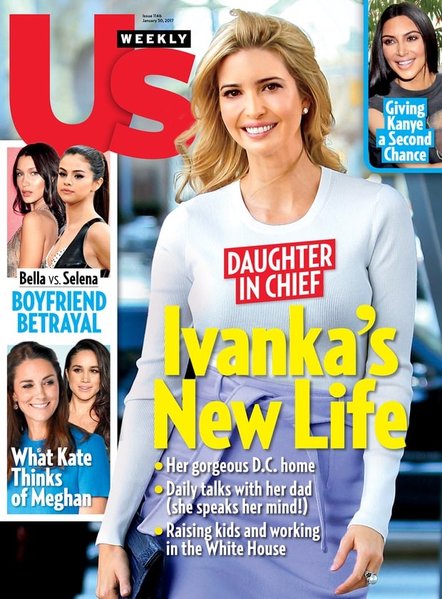 Ivanka Trump é capa da nova edição da revista US Weekly (Foto: Reprodução)