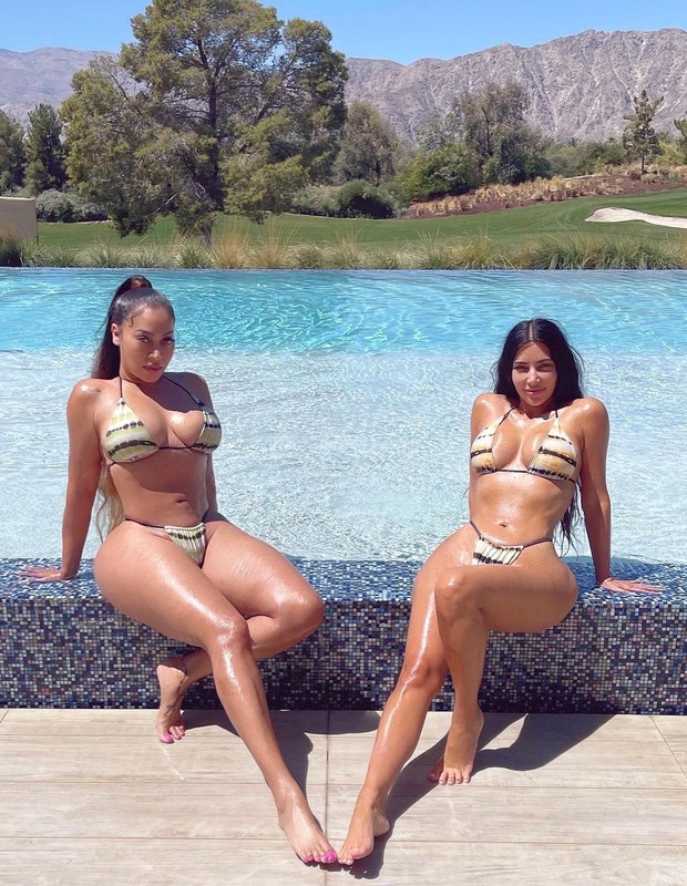 La La Anthony e Kim Kardashian (Foto: Reprodução/Instagram)