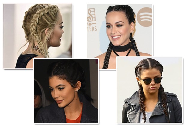 Rita Ora, Kylie Jenner, Katy Perry e Selena Gomez (Foto: Getty Images/Reprodução Instagram)