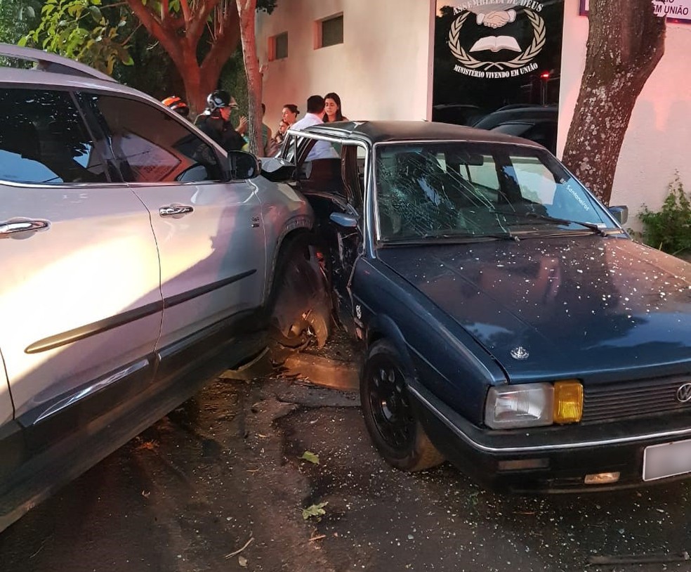 Batida entre Santana e Toro foi no Jardim Bongiovani — Foto: Daniel Delli Colli/Cedida