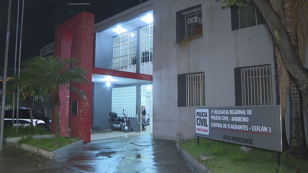 Homem foi preso depois de atirar em pessoas no bairro Nova Cintra, em BH — Foto: Júlio Cesar Santos/Reprodução Tv Globo 