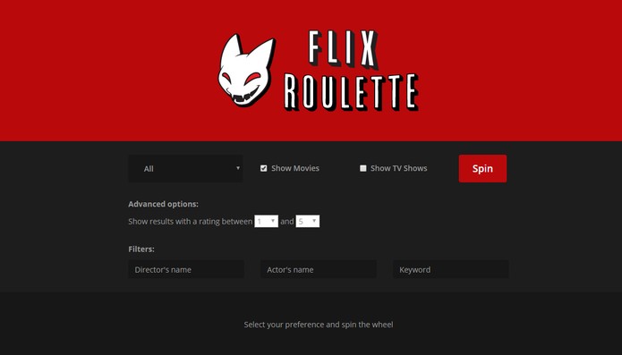 Netflix Roulette oferece sugestões de filmes para os usuários (Foto: Reprodução/Barbara Mannara)