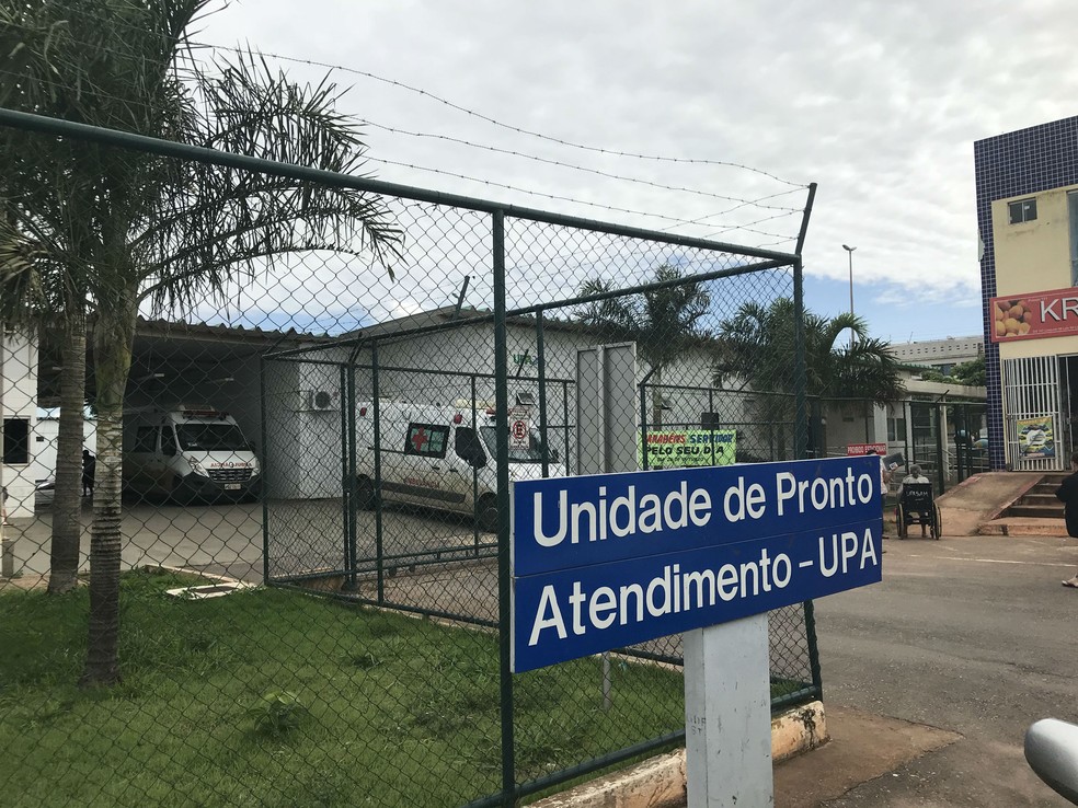 Fachada da Unidade de Pronto Atendimento (UPA) de Samambaia, no DF — Foto: Vinicius Cassela/TV Globo
