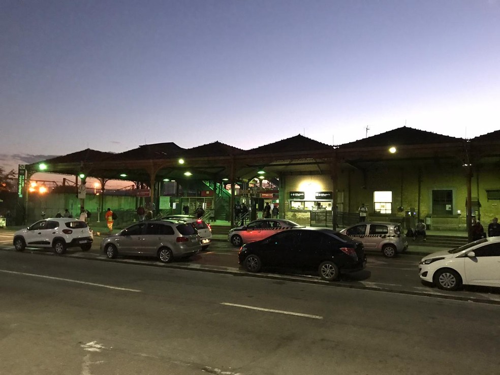 Estação da CPTM em Jundiaí (SP) — Foto: Roberto Wolfart/TV TEM