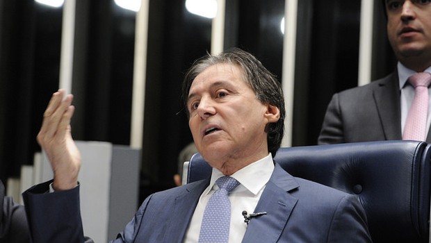 O presidente do Senado Federal, Eunício Oliveira (PMDB-CE) (Foto: Edilson Rodrigues/Agência Senado)