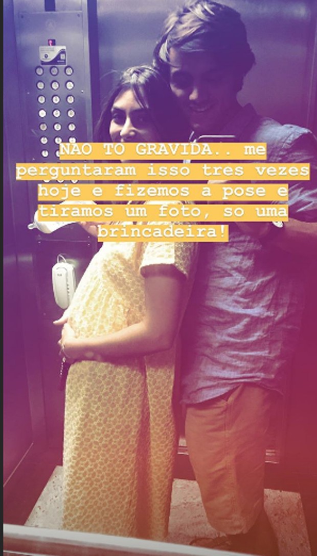 Mariana Uhlmann desmente boatos de gravidez  (Foto: Reprodução/Instagram)