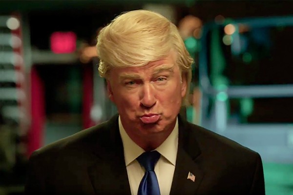 A imitação de Donald Trump feita por Alec Baldwin (Foto: Reprodução)