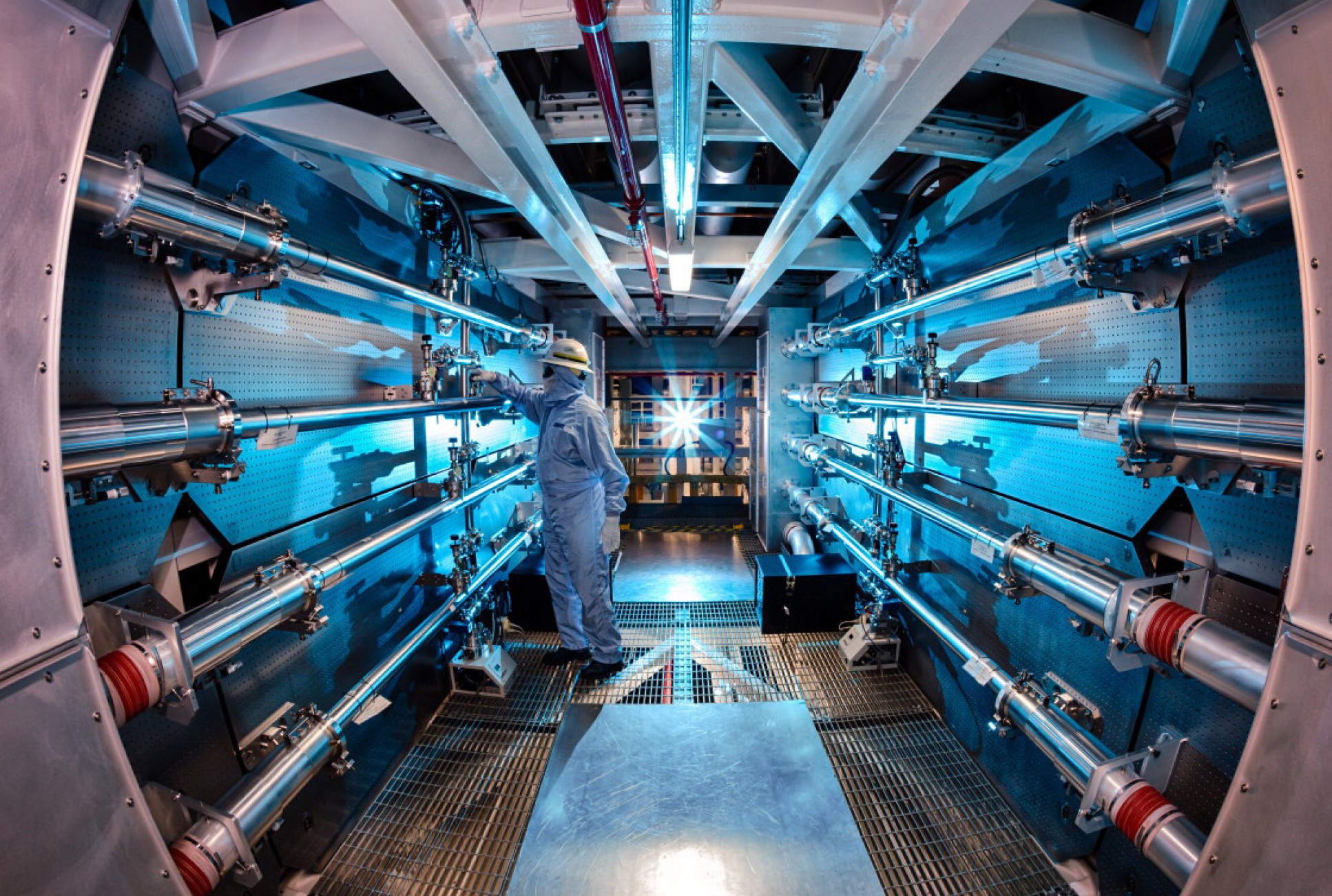 Por meio da fusão nuclear, os pesquisadores produziram mais de 1 megajoule (MJ) de energia (Foto: Imperial College London)