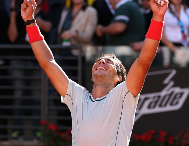 Nadal comemora (Foto: Clive Brunskill/Getty Images)