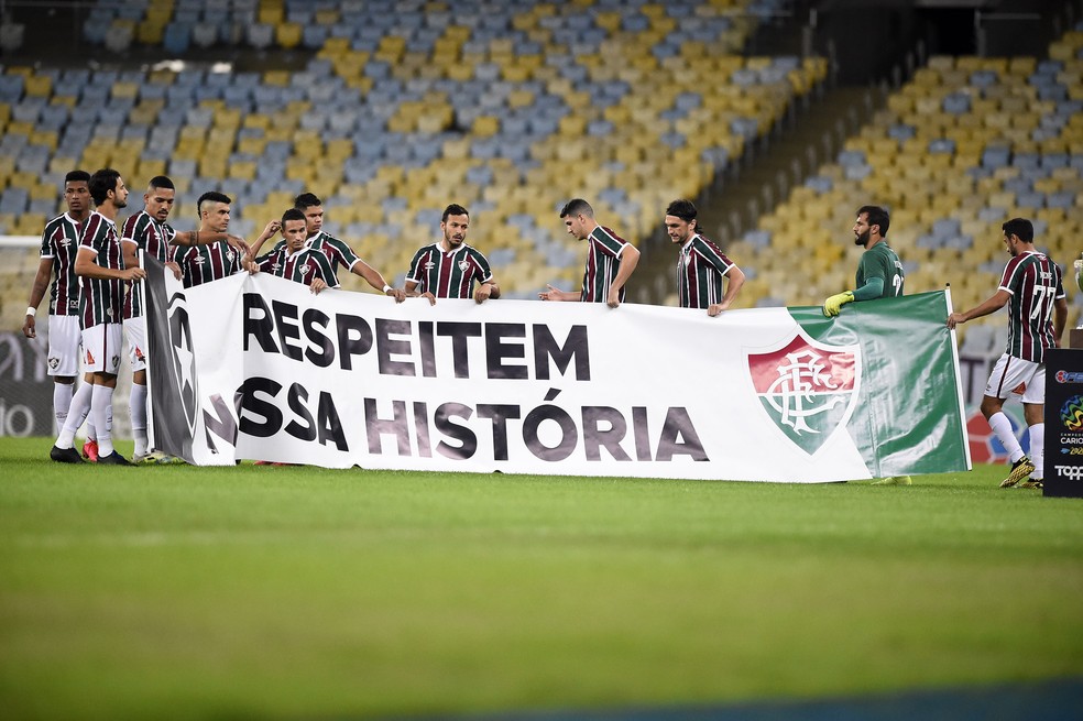 Fluminense Lanca Manifesto Minutos Antes Da Final Da Taca Rio Do Que E Feito Um Time Campeao Fluminense Ge