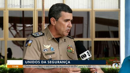 Saiba como será o esquema de segurança da PM para folia de Carnaval em Palmas