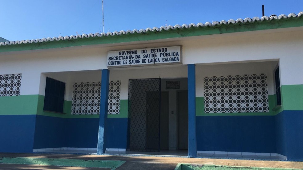 Centro de Saúde de Lagoa Salgada: município é o que menos tem menor cobertura vacinal cadastrada nos dados do Ministério da Saúde — Foto: Heloísa Guimarães/Inter TV Cabugi