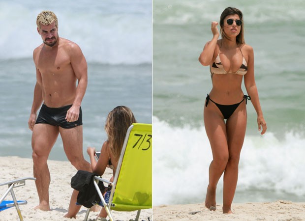 Thiago Martins Curte Praia Com Modelo Quem Quem News