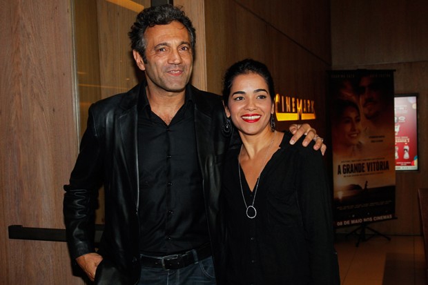 Domingos Montagner e a mulher, Luciana Lima (Foto: Manuela Scarpa e Marcos Ribas/Foto Rio News)